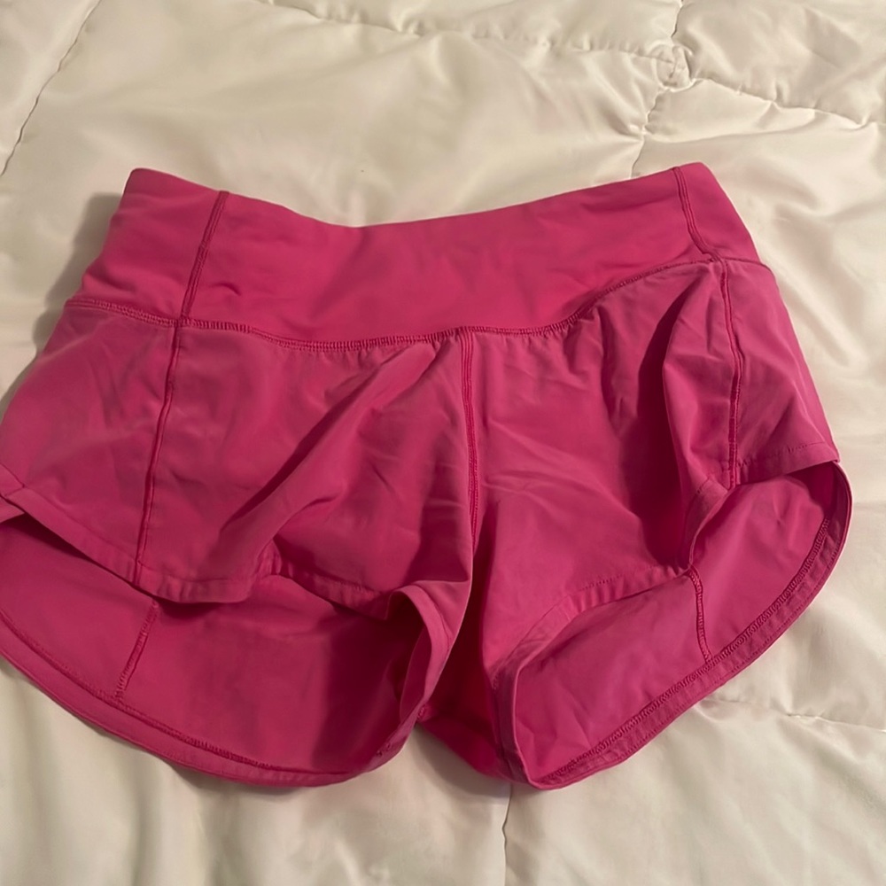 Lululemon speed ups size 0, 2.5 inch